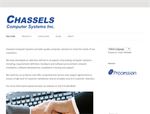 Tablet Screenshot of chassels.com